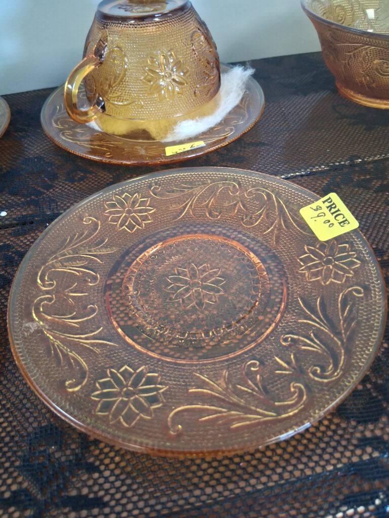 Tiara Exclusives Amber Saucer