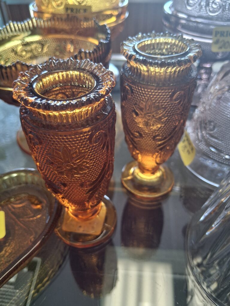Tiara Exclusives Amber Toothpick Holder 2pc set