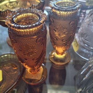 Tiara Exclusives Amber Toothpick Holder 2pc set