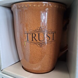 Rustic Mug with Beaded Rim