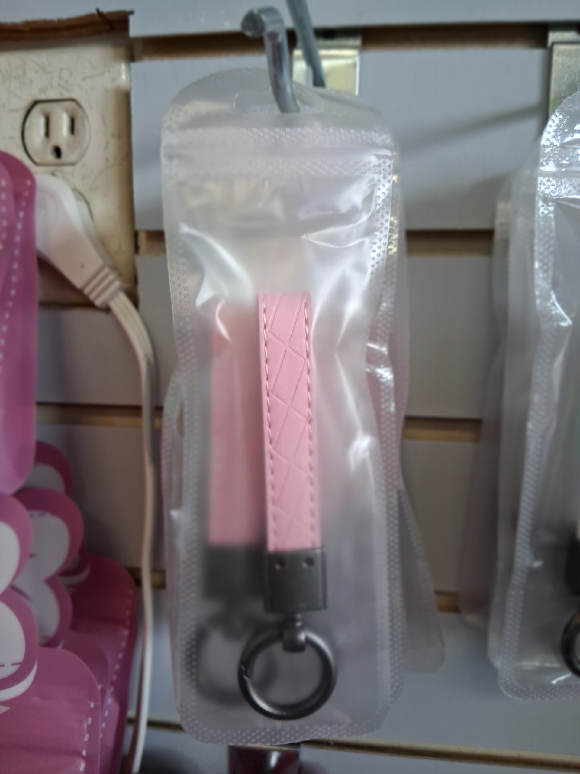 Quilted Leather Strap Keychain - Image 6