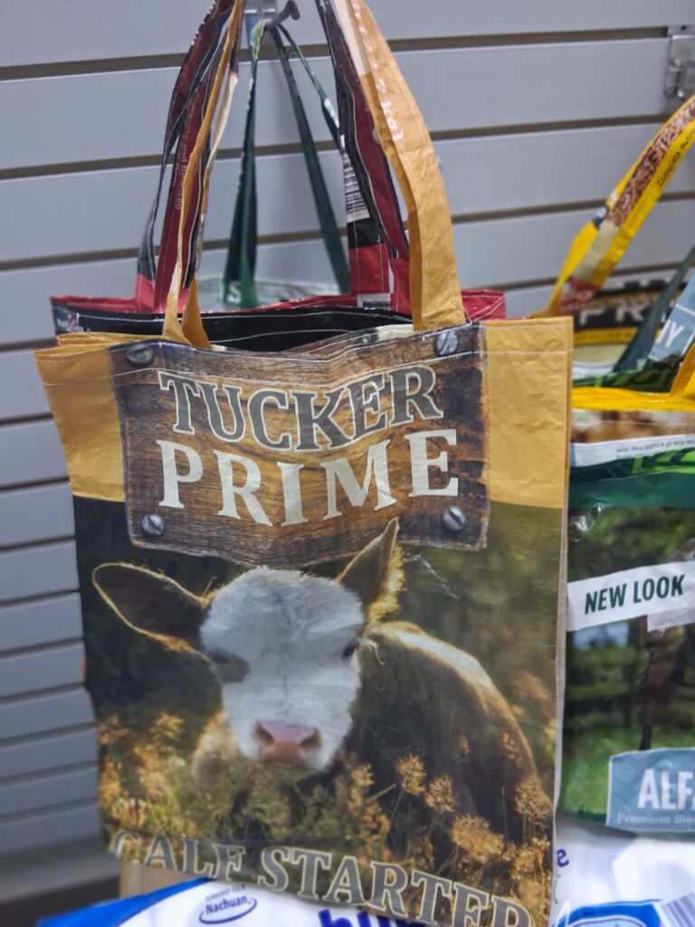 Feed Sack Tote Bag