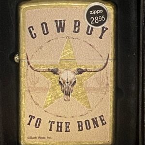 Zippo Lighter - Cowboy to the Bone
