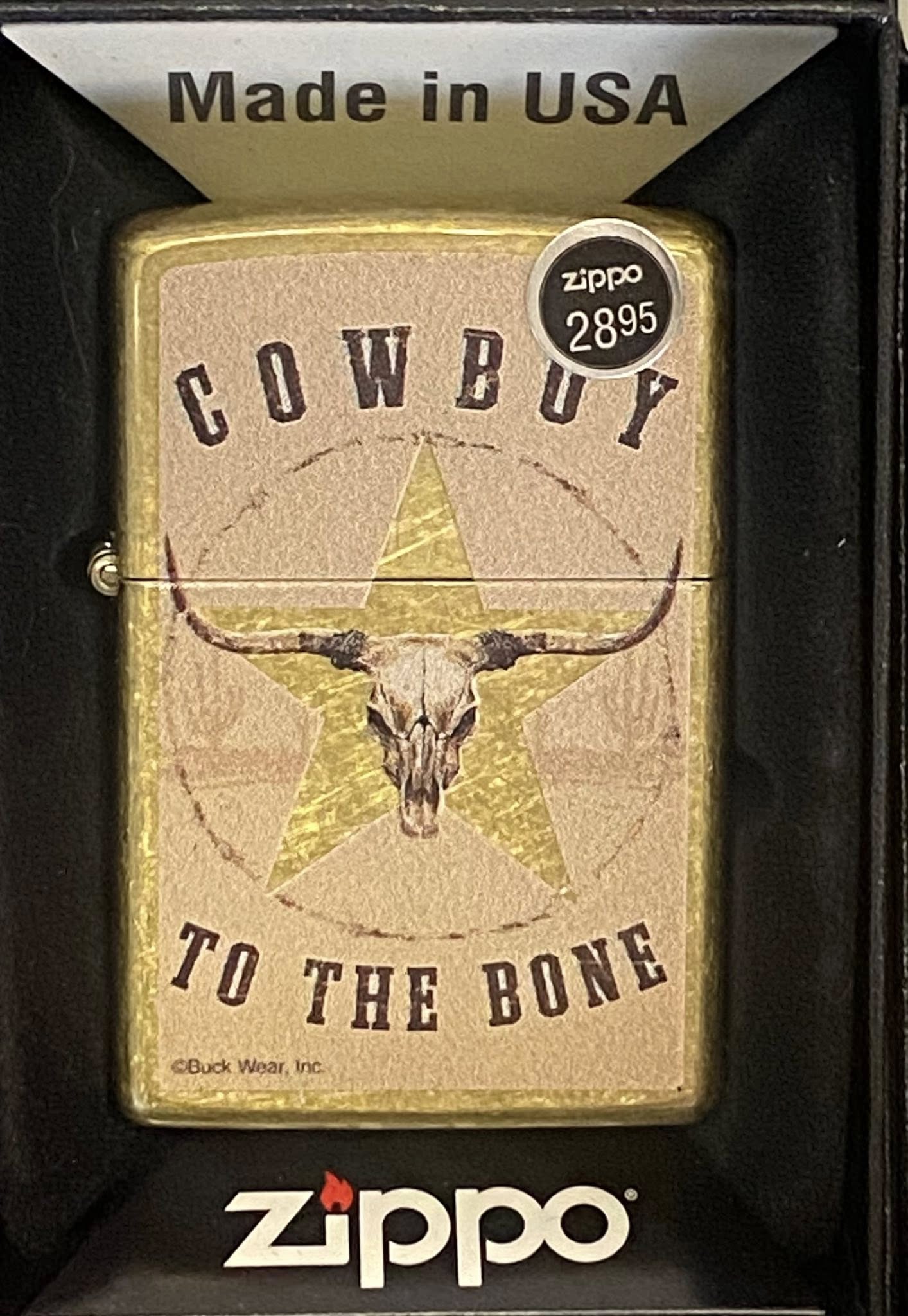 Zippo Lighter - Cowboy to the Bone