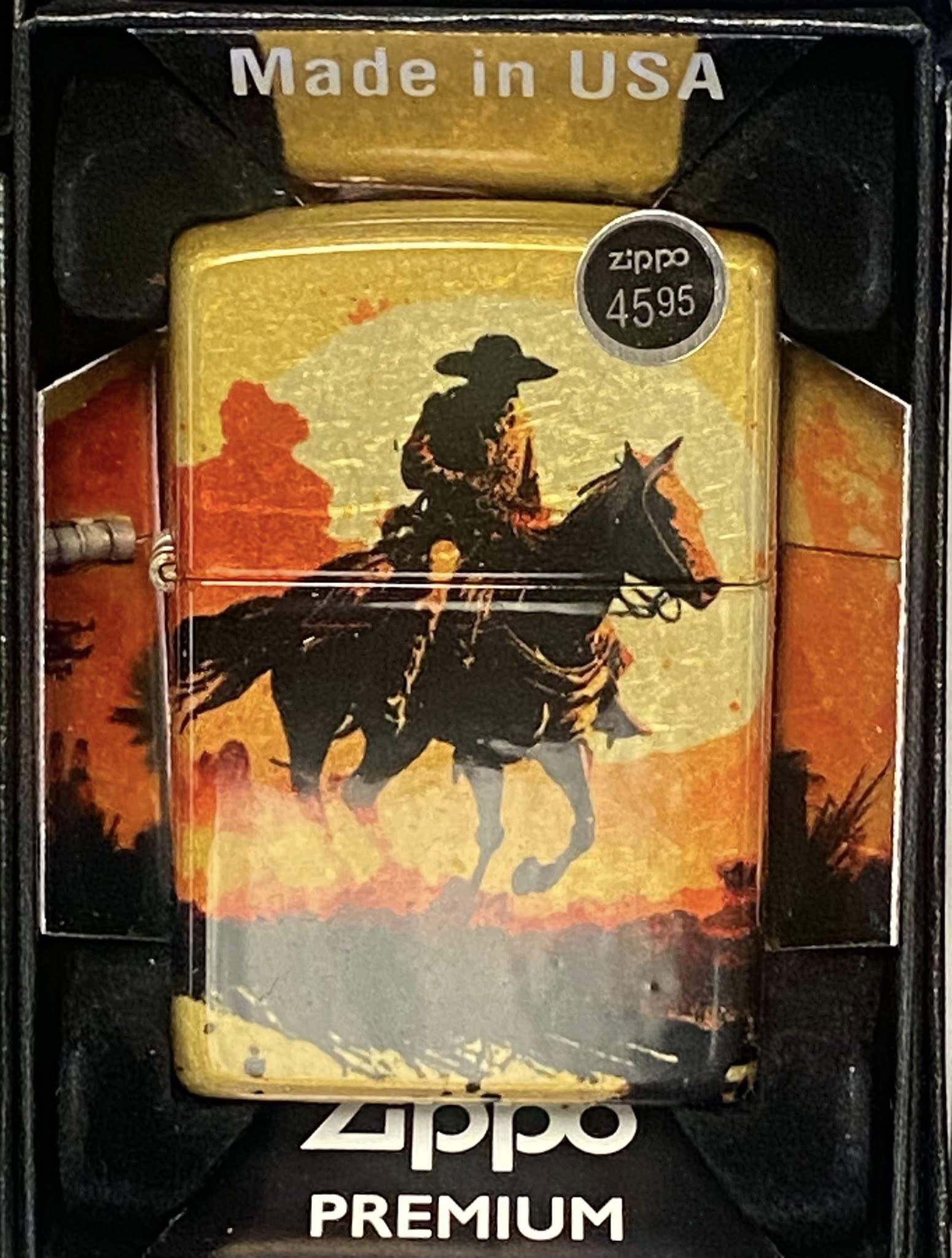 Zippo Lighter - Western Cowboy