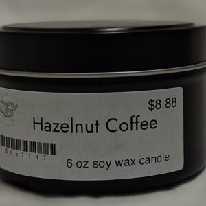 Singing River Candle - 6 oz - Hazelnut Coffee
