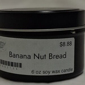 Singing River Candle - 6 oz - Banana Nut Bread