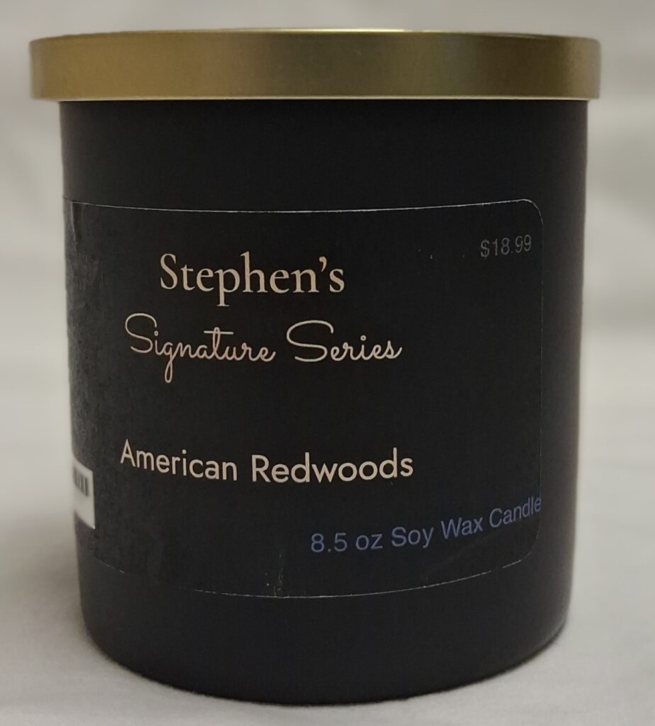 Stephen's Signature Series Candle - 8.5 oz American Redwoods