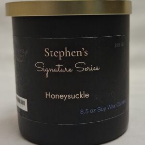 Stephen's Signature Series Candle - 8.5 oz Honeysuckle