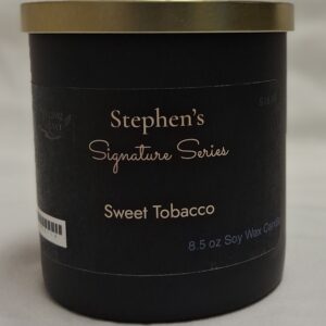 Stephen's Signature Series Candle - 8.5 oz Sweet Tobacco