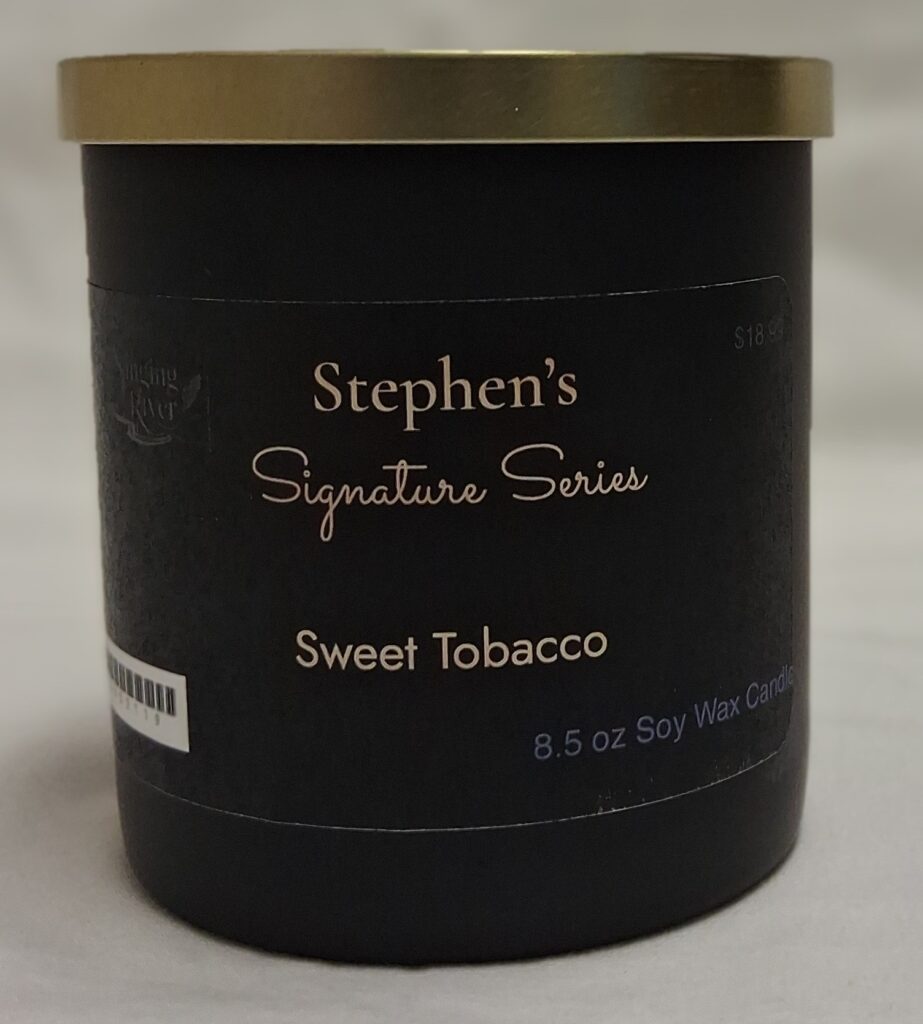Stephen's Signature Series Candle - 8.5 oz Sweet Tobacco
