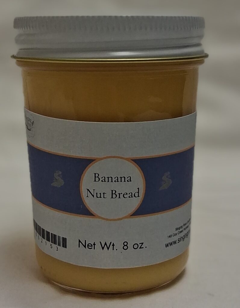 Singing River 8 oz Soy Wax Candle - Banana Nut Bread