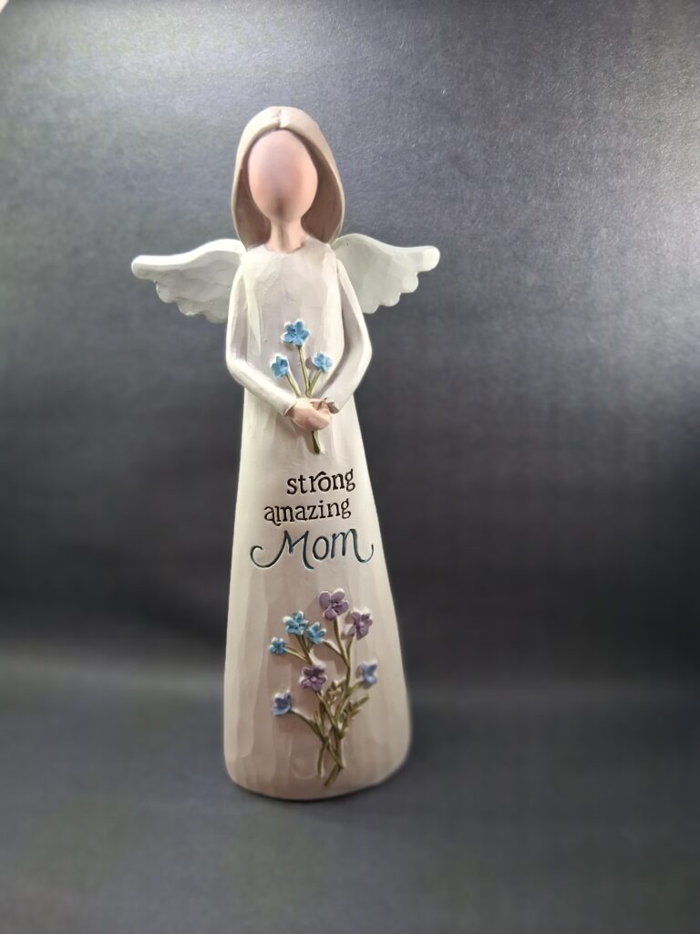 Strong Amazing Mom Angel Statue