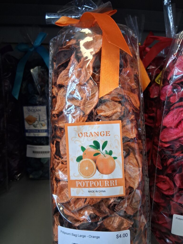Potpourri Bag - Large - Orange