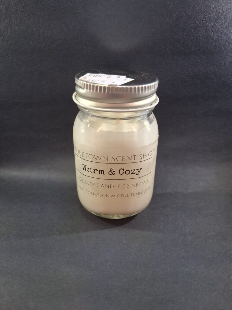 Muletown Scent Shop - Warm and Cozy - 2 oz Candle