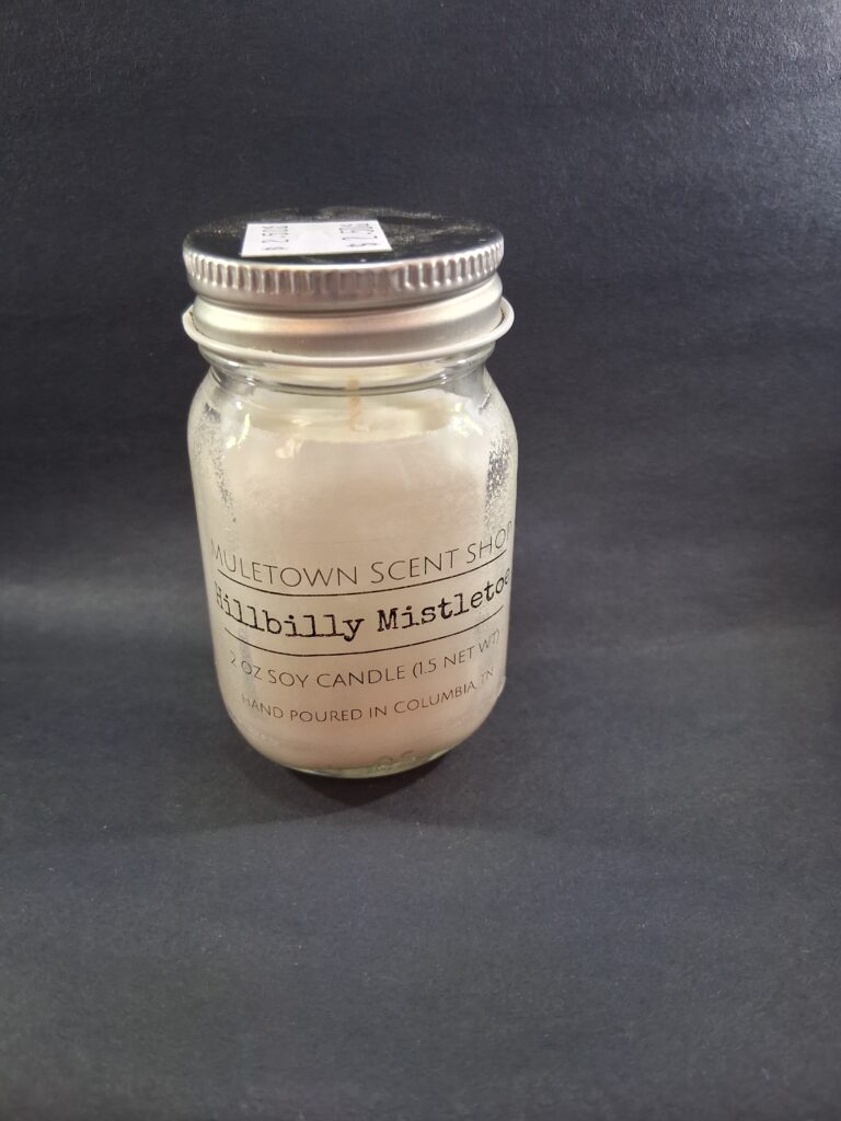 Muletown Scent Shop - Hillbilly Mistletoe - 2 oz Candle