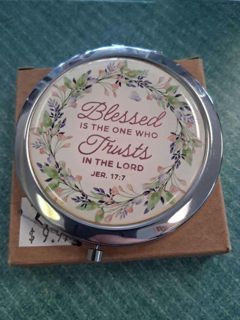 Christian Art Compact Mirror - Jer. 17:7