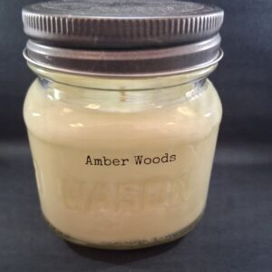 Muletown Scent Shop - Amber Woods - 8 oz Candle