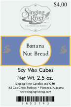 Singing River Wax Melts - Banana Nut Bread