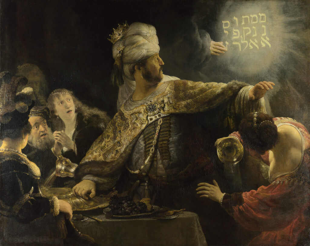 8x10 Print - Belshazzar's Feast - Rembrandt