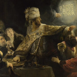 8x10 Print - Belshazzar's Feast - Rembrandt