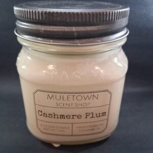 Muletown Scent Shop - Cashmere Plum - 8 Oz Candle