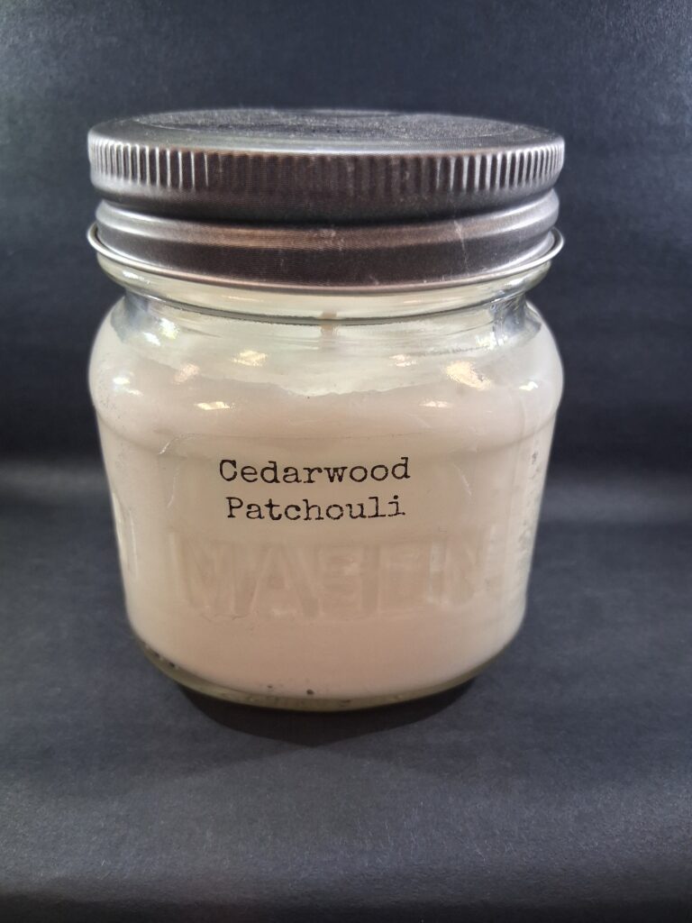 Muletown Scent Shop - Cedarwood Patchouli - 8 oz Candle