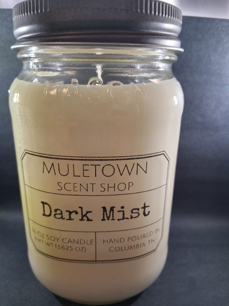 Muletown Scent Shop - Dark Mist - 16 oz Candle