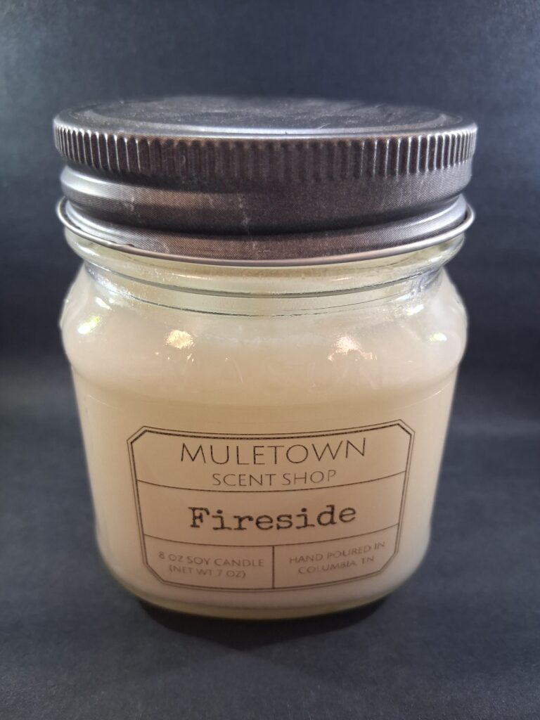 Muletown Scent Shop - Fireside - 8 Oz Candle