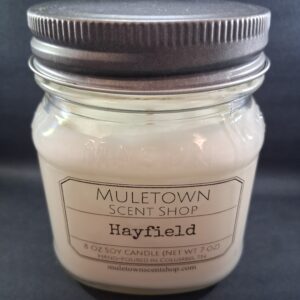 Muletown Scent Shop - Hayfield - 8 oz Candle