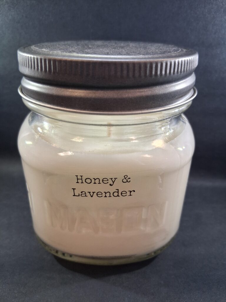 Muletown Scent Shop - Honey and Lavender - 8 Oz Candle