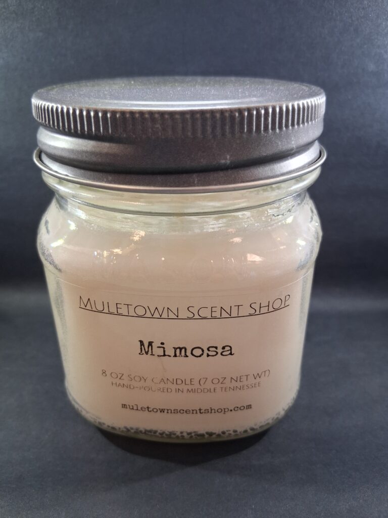 Muletown Scent Shop - Mimosa - 8 Oz Candle