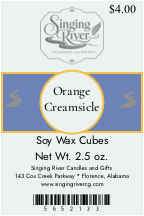 Soy Wax Cubes - Orange Creamsicle