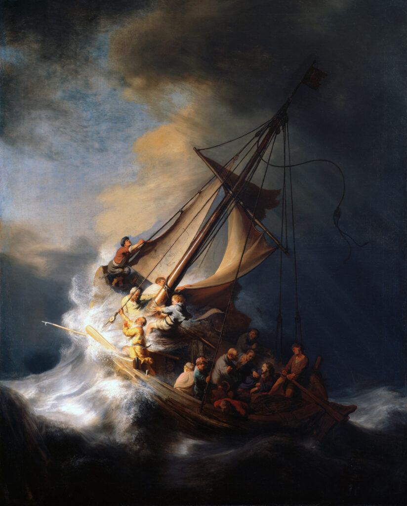 8x10 Print - Christ in the Storm on the Sea of Galilee - Rembrandt