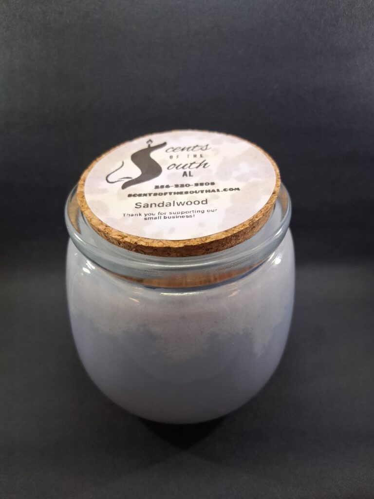 Scents of the South Small Jar Candle - Sandalwood