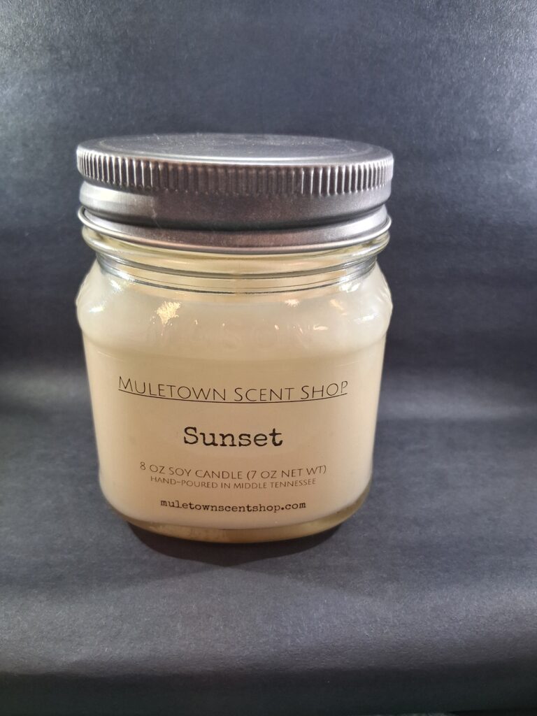Muletown Scent Shop - Sunset - 8 Oz Candle