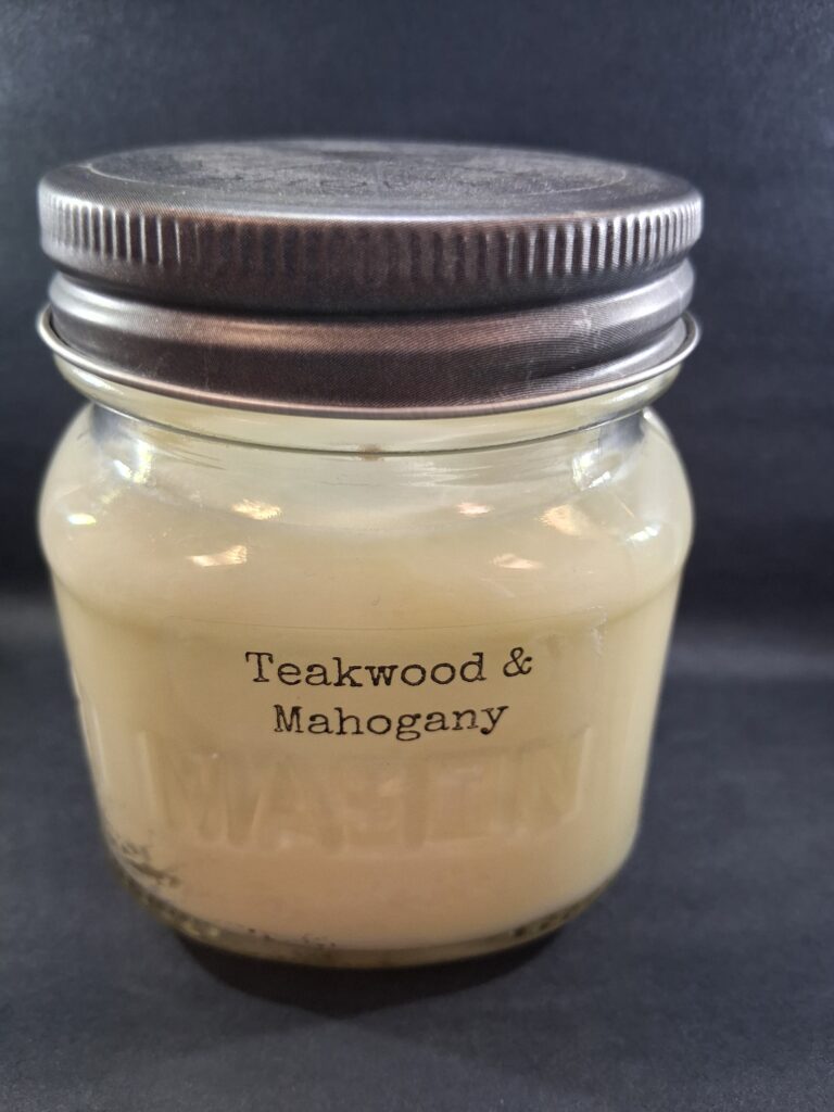 Muletown Scent Shop - Teakwood/Mahogany - 8 oz Candle