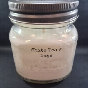 Muletown Scent Shop - White Tea and Sage - 8 oz Candle