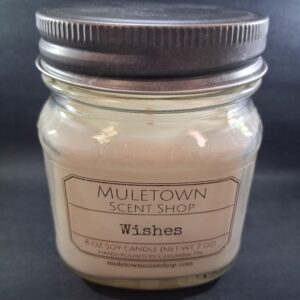 Muletown Scent Shop - Wishes - 8 oz Candle
